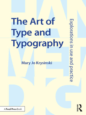 cover image of The Art of Type and Typography